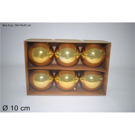 BOX 6PALLE 10CM LUCIDE ORO ART. SC5055-SY-GOLD