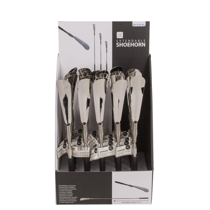 CALZASCARPE ESTENDIBILE IN METALLO CA. 77 CM 25 PZ. PER DI