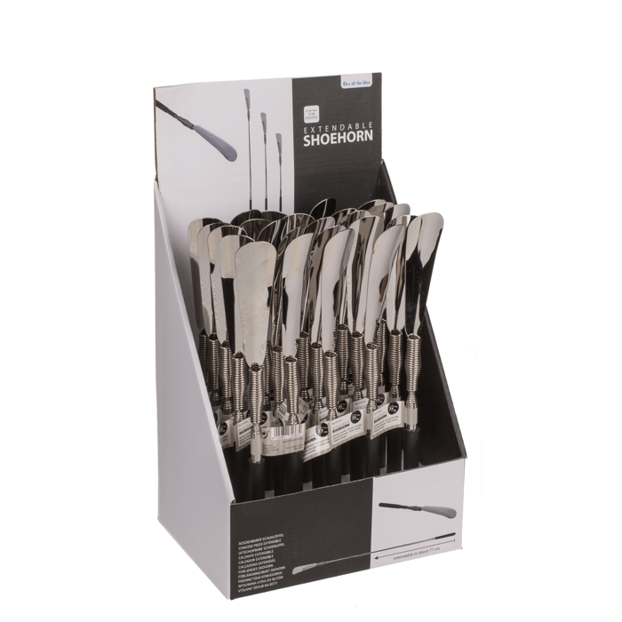 CALZASCARPE ESTENDIBILE IN METALLO CA. 77 CM 25 PZ. PER DI