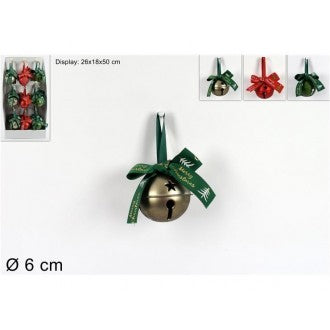 CAMPANELLINO 6CM 2 ASS.3 COL. IN DISPLAY ART.A1051/3 COL.(61