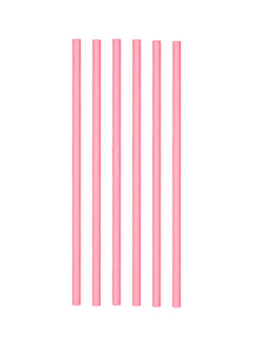 CANNUCCIA UNICOLORE ROSA 19.7CM 25PZ