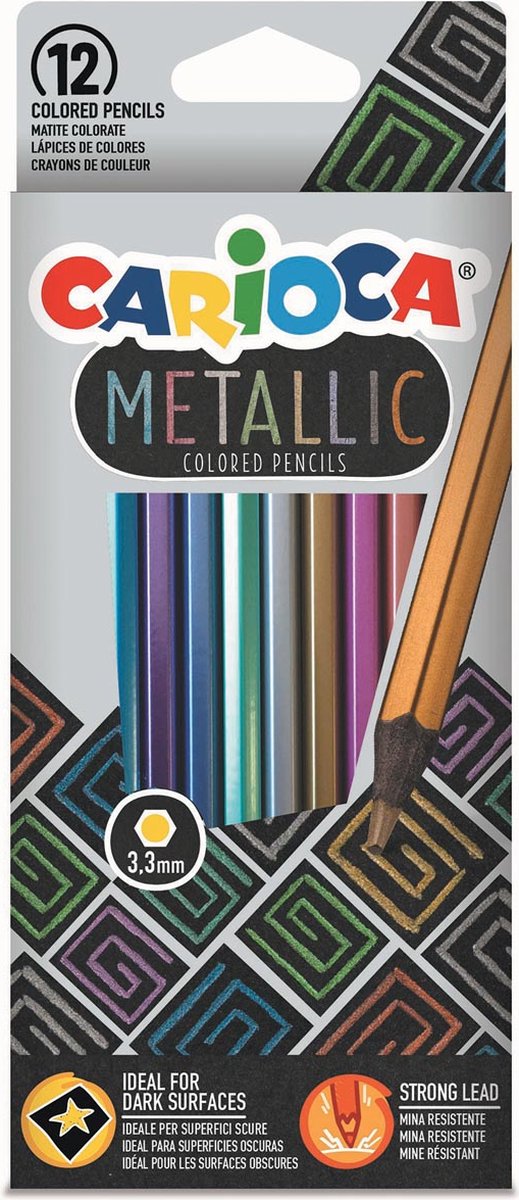 CARIOCA MATITE COLORATE METALLIC PZ 12