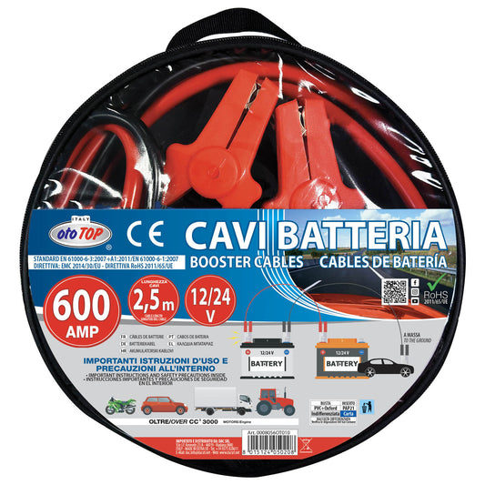 CAVO BATTERIA 600AMP 25MT