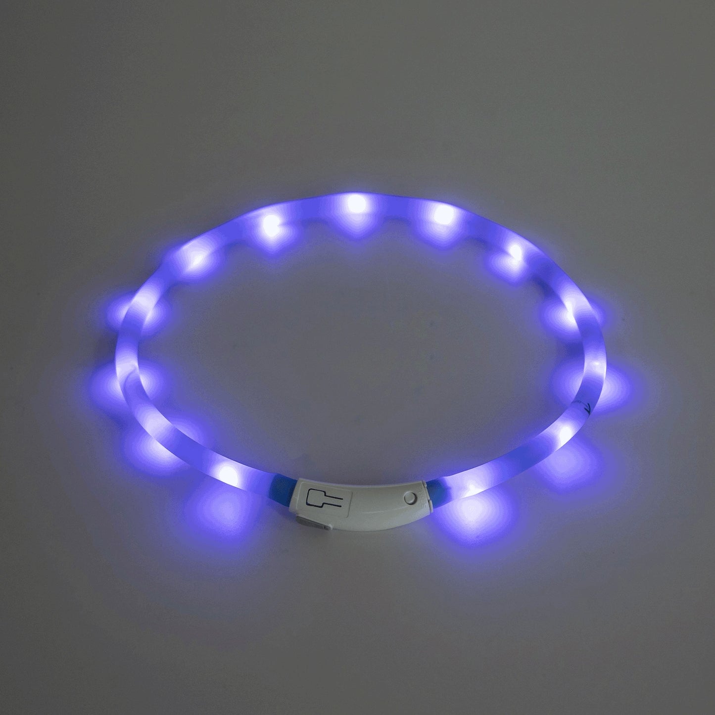 COLLARE LUMINOSO DIMMERABILE A TRE VELOCITA IN SILICONE(L71.