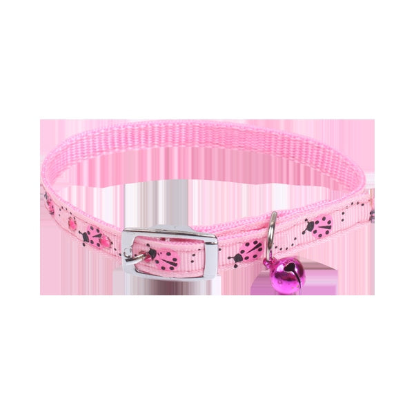 COLLARE PER GATTO CON CAMPANELLINO(W1.0*L21-28CMQUATTRO ASS