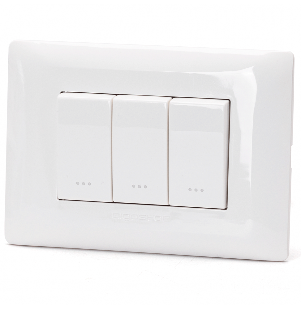 COMBINAZIONE INTERRUTTORE A 2 VIE*3 SERIE ABM