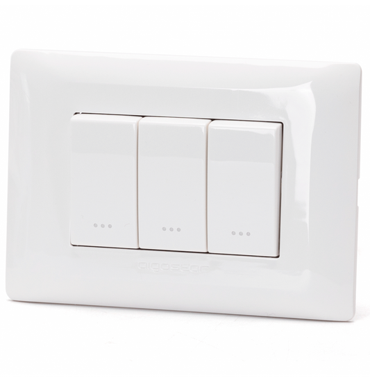 COMBINAZIONE INTERRUTTORE A 2 VIE*3 SERIE ABM