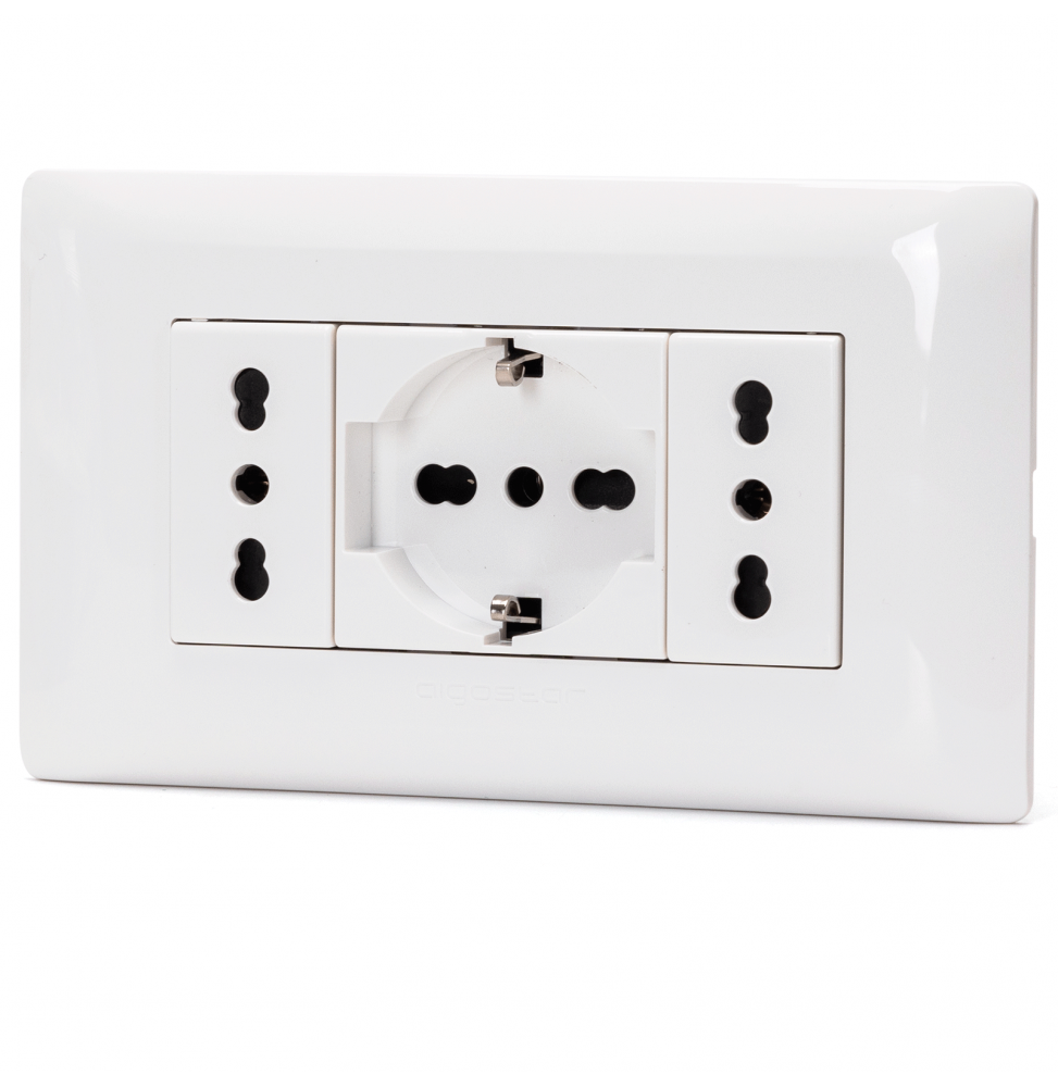 COMBINAZIONE PRESE 2*P17/11 P40 SERIE ABM