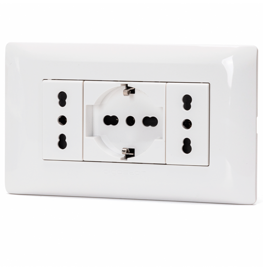 COMBINAZIONE PRESE 2*P17/11 P40 SERIE ABM