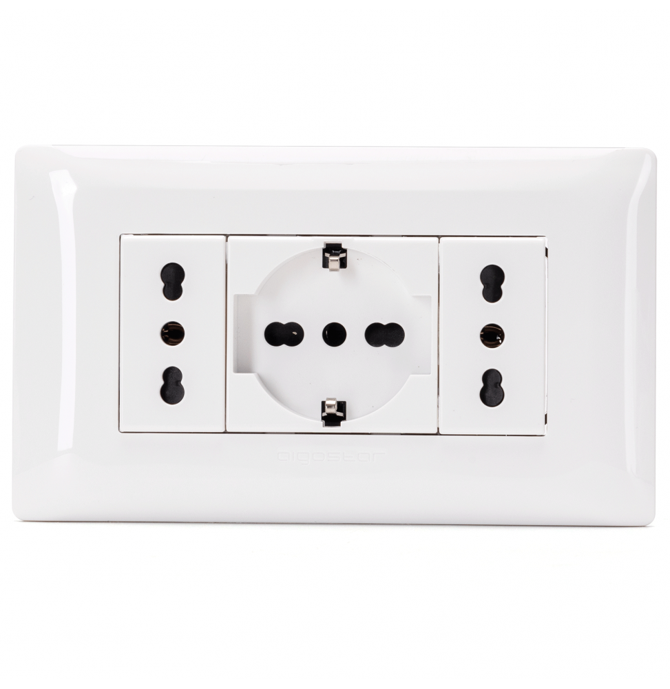 COMBINAZIONE PRESE 2*P17/11 P40 SERIE ABM