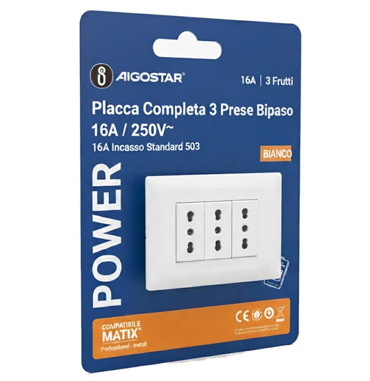 COMBINAZIONE PRESE P17/11*3 SERIE ABM