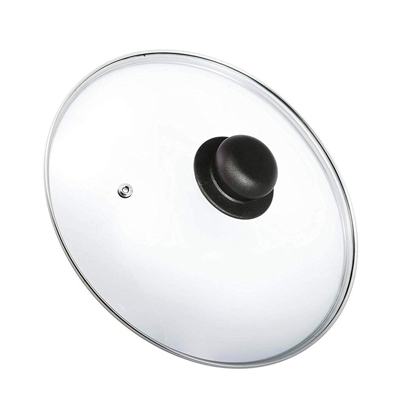DC CASA COPERCHIO VETRO TEMPERATO B/INOX 14CM
