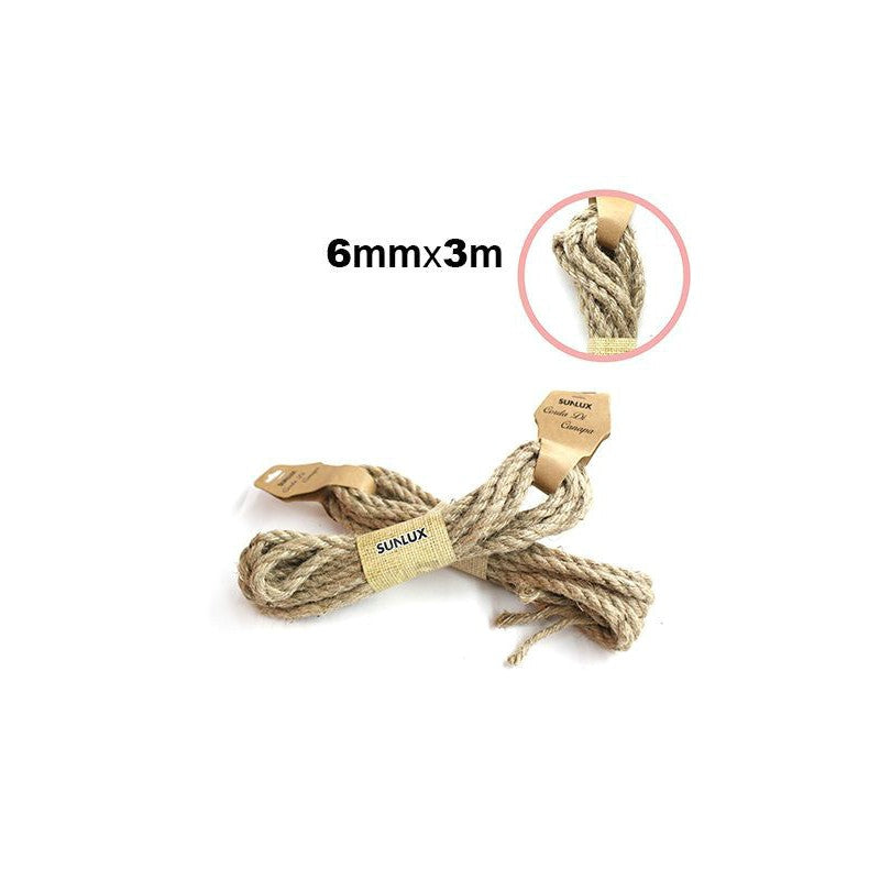 CORDA IN CANAPA 6 *3MT
