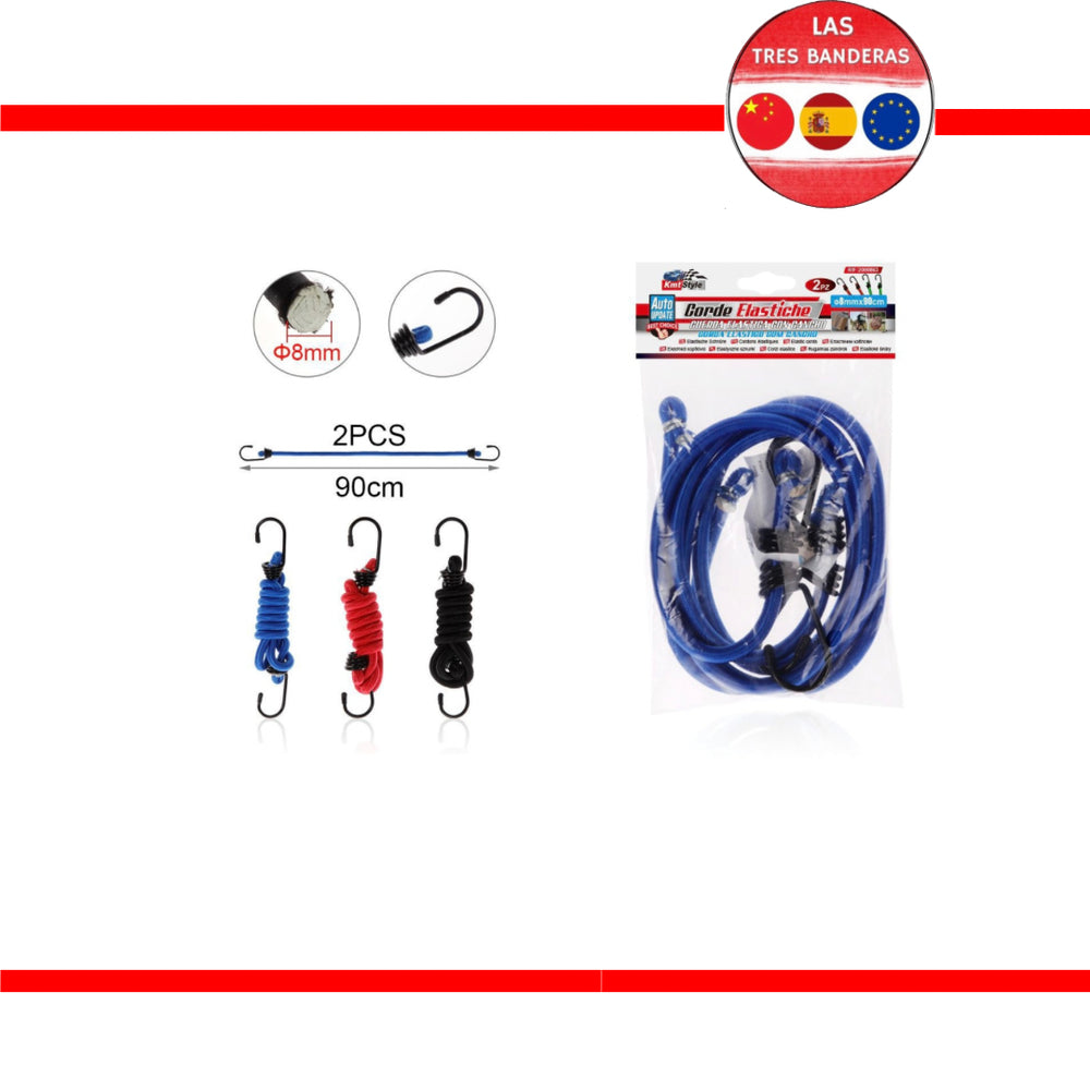 CORDE ELASTICHE 2PCS 8MM*90