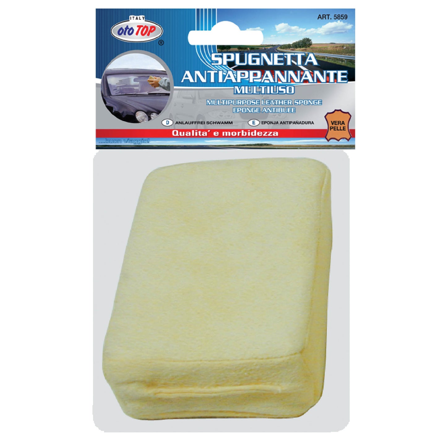 CUSCINO/SPUGNA MULTIUSO IN PELLE