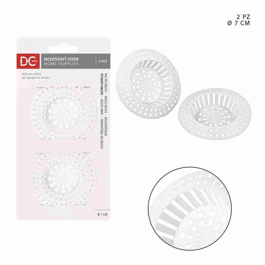 DC CASA FILTRO LAVELLO PLAST. 7CM 2PZ