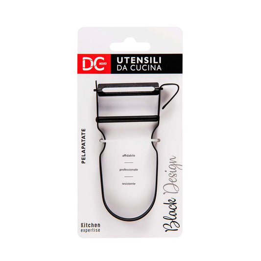 DC CASA L/BLACK PELAPATATE METALLO 11X5X1.2CM NERO