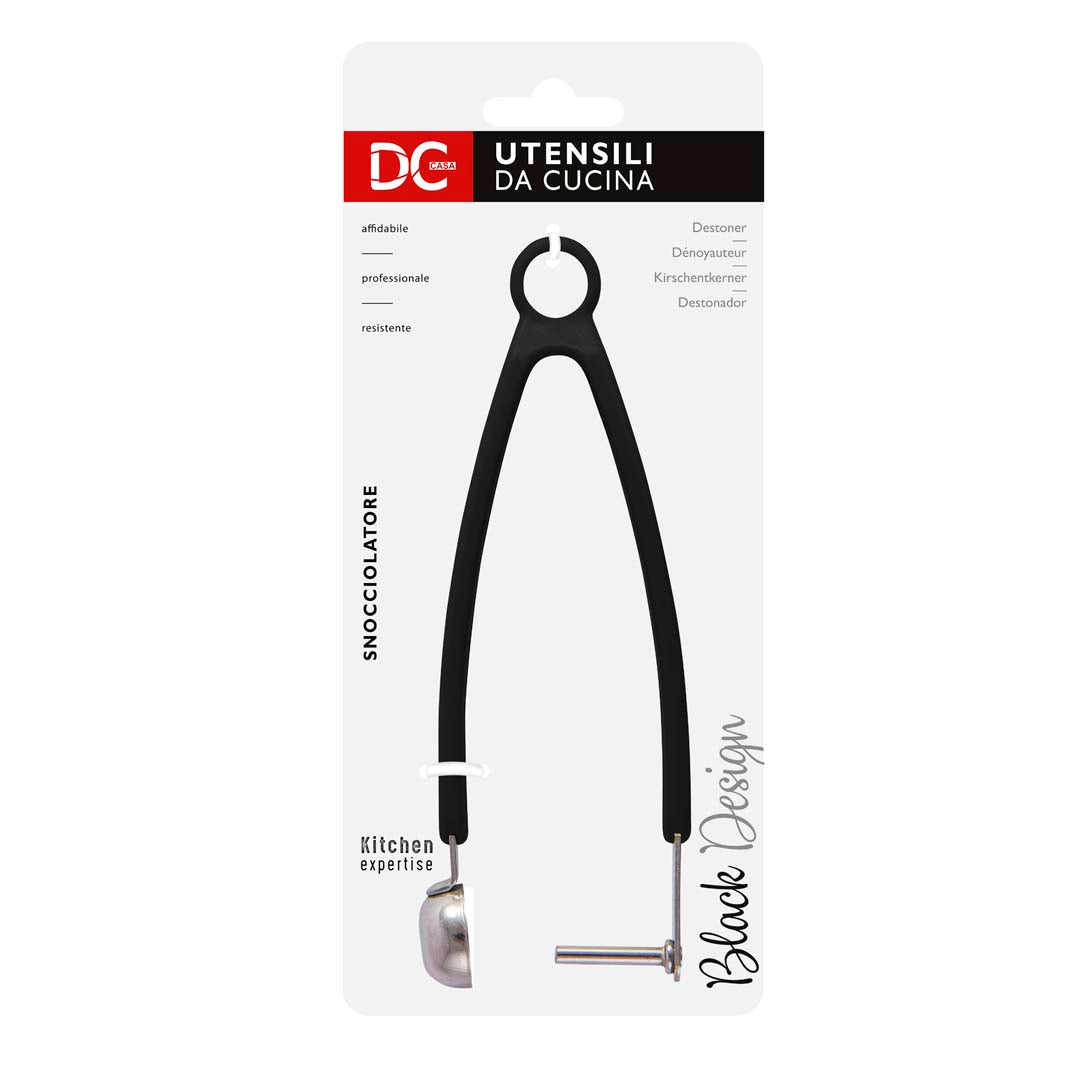 DC CASA L/BLACK SNOCCIOLATORE ACCIAIO 17X6CM