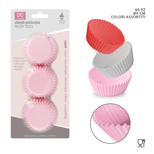 DC CASA PIROTTINO CARTA CUPCAKE  9CM 60PZ