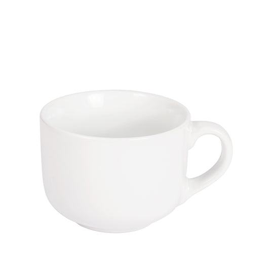 DC CASA TAZZA COLAZIONE C/MAN. GRES 470ML BIANCA