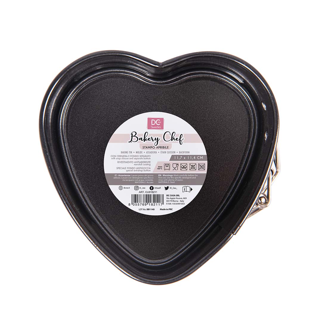 DC CASA TORTIERA MINI APRIB.A/ADER.CUORE 11.7X11.4