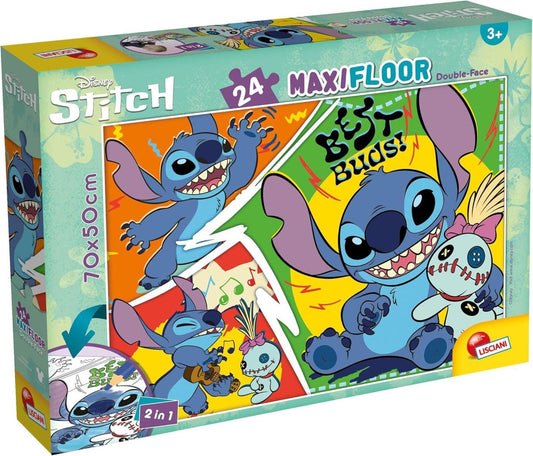 DISNEY PUZZLE DF MAXI FLOOR 24 LILO   STITCH