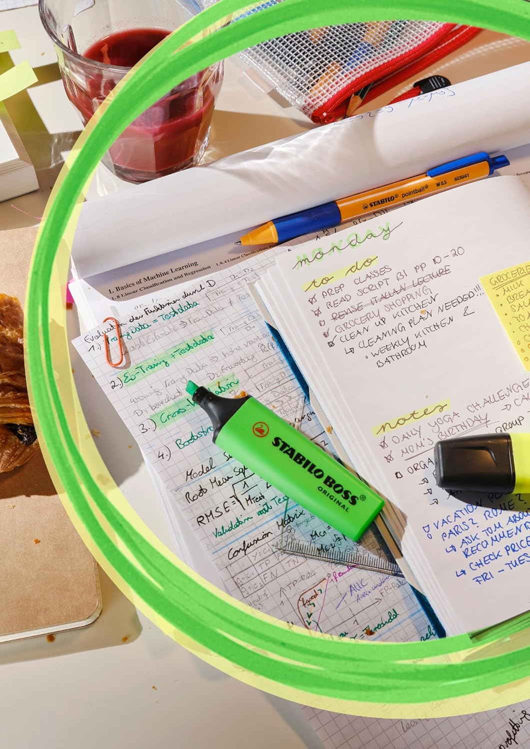 STABILO EVIDENZIATORE A PENNA STABILO BOSS ORIGINAL DESK SET