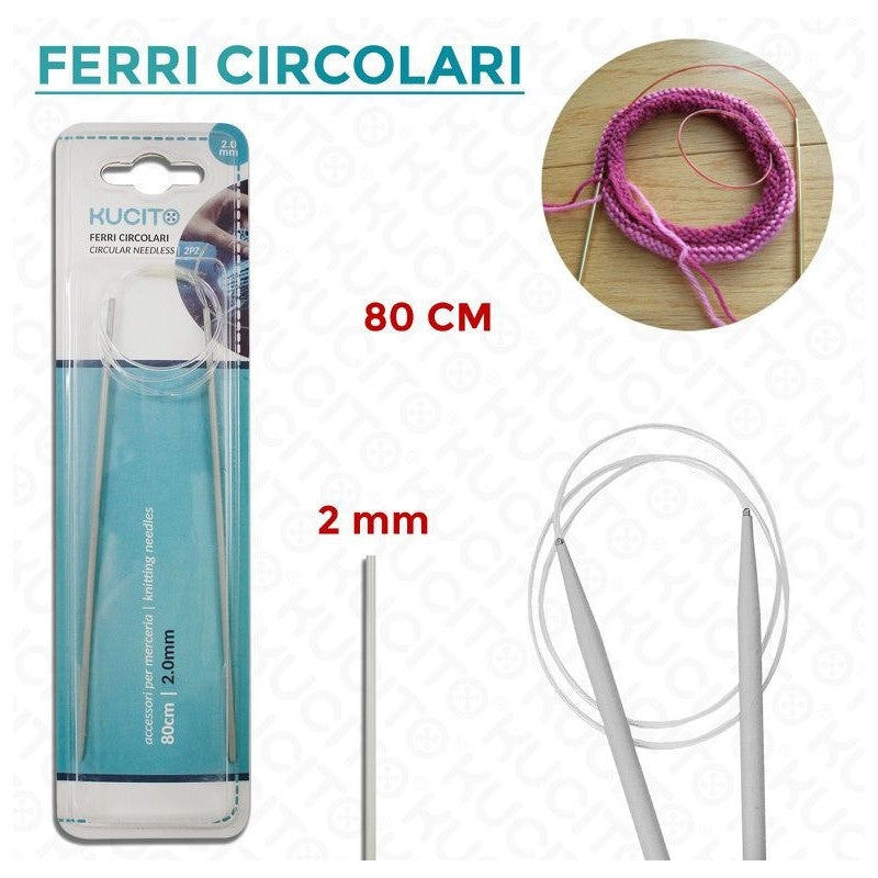 FERRI CIRCOLARI 2PC- D.9MM*80CM