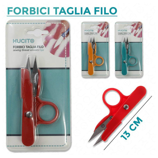 FORBICI TAGLIA FILO 13CM COL. ASS.