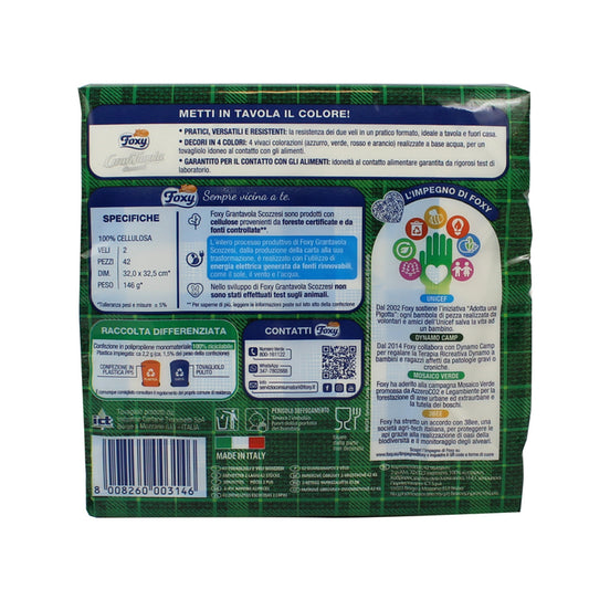 FOXY TOVAGLIOLI SCOZZESI 2V.33X33 PZ.43