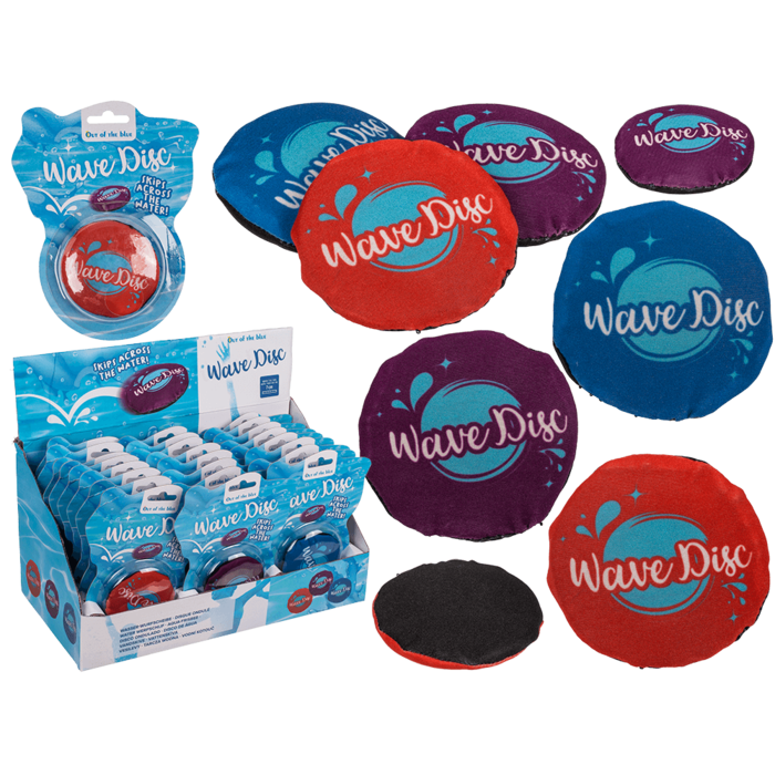 AQUA-FRISBEE CIRCA 7 X 24 CM 3 COLORI ASS. TPR E POLIE