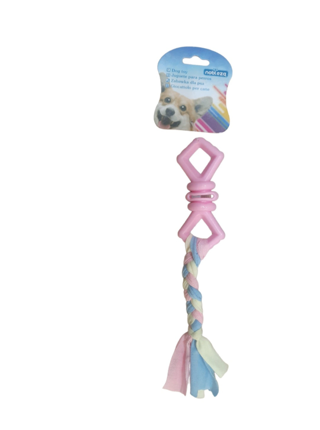 GIOCATTOLO IN TPR E COTONE CON OSSO