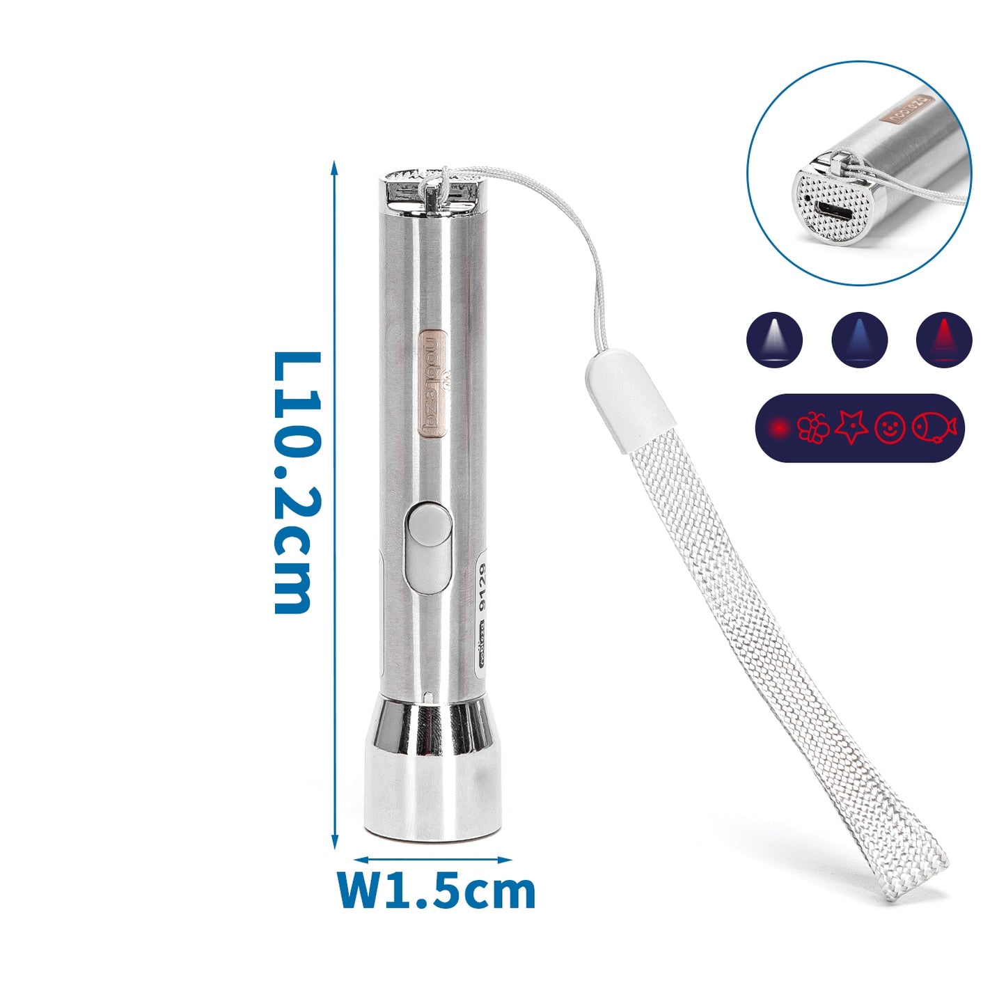 GIOCATTOLO LASER CON RICARICA USB