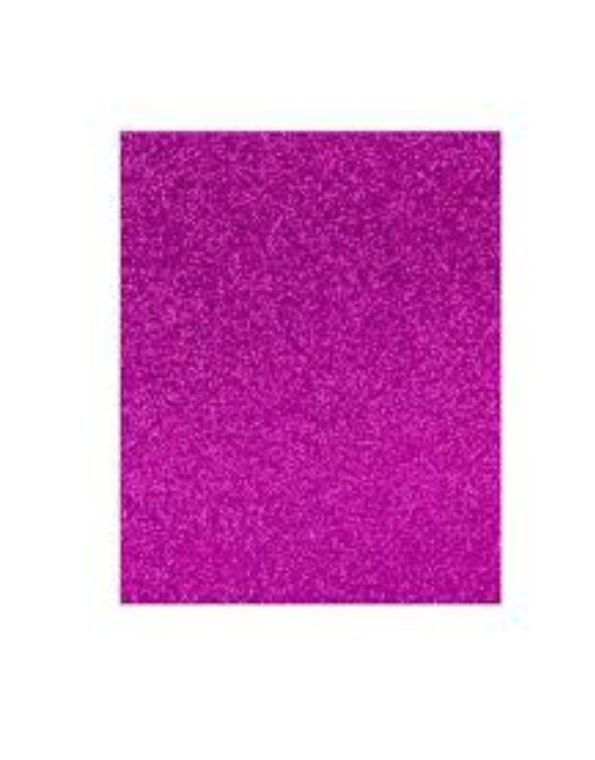 GOMMA CREPLA GLITTER FUCSIA 40*60