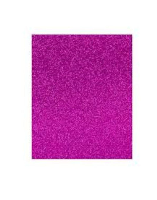 GOMMA CREPLA GLITTER FUCSIA 40*60