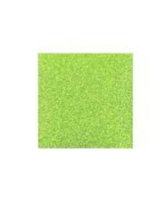 GOMMA CREPLA GLITTER VERDE CHIARO 40*60