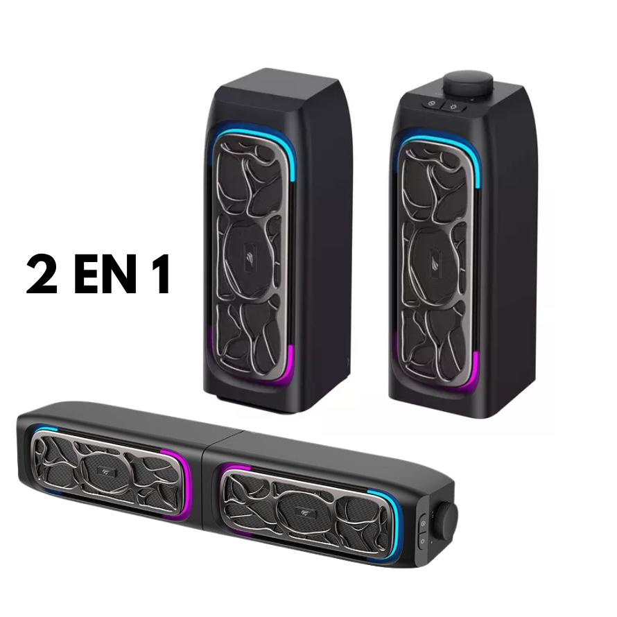 HAVIT ALTOPARLANTI MINI SOUNDBAR CON RGB CAVO USB 6W