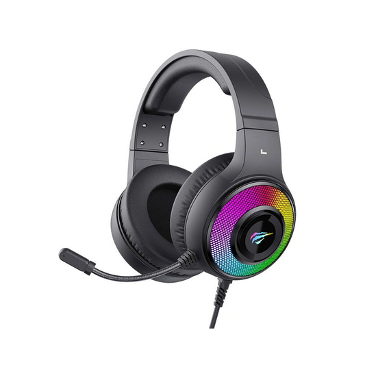 HAVIT CUFFIE GAMING ALTOPARLANTE DA 50MM CON RGB E CONTROLLO