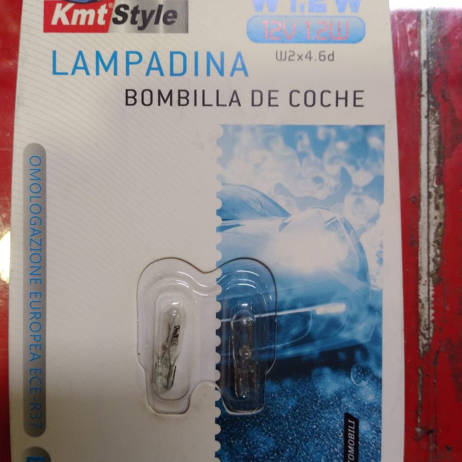 LAMPADA DA AUTO 2PCS T5 12V 1.2W