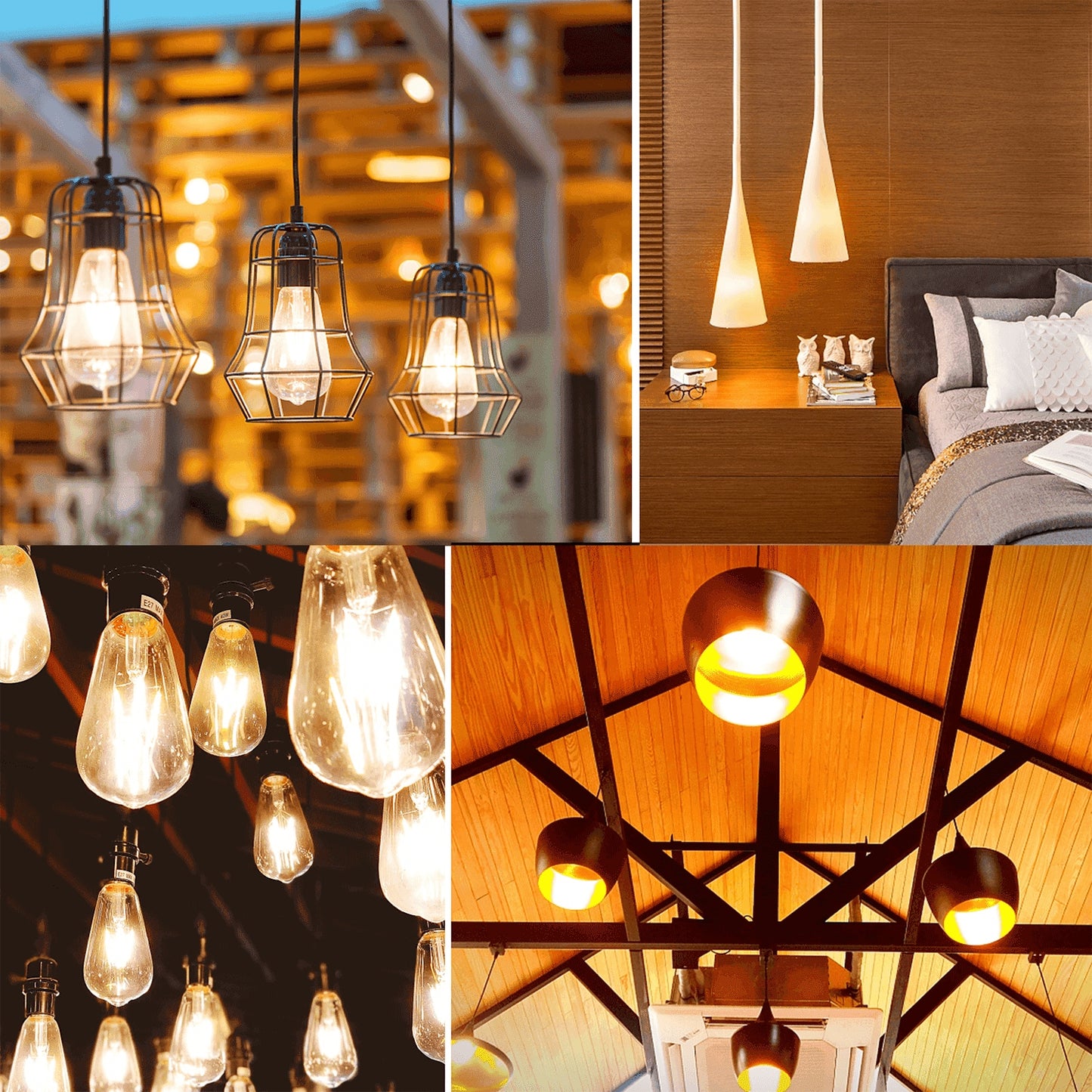 LAMPADINA A FILAMENTO LED ST64 E27 16W TRASPARENTE