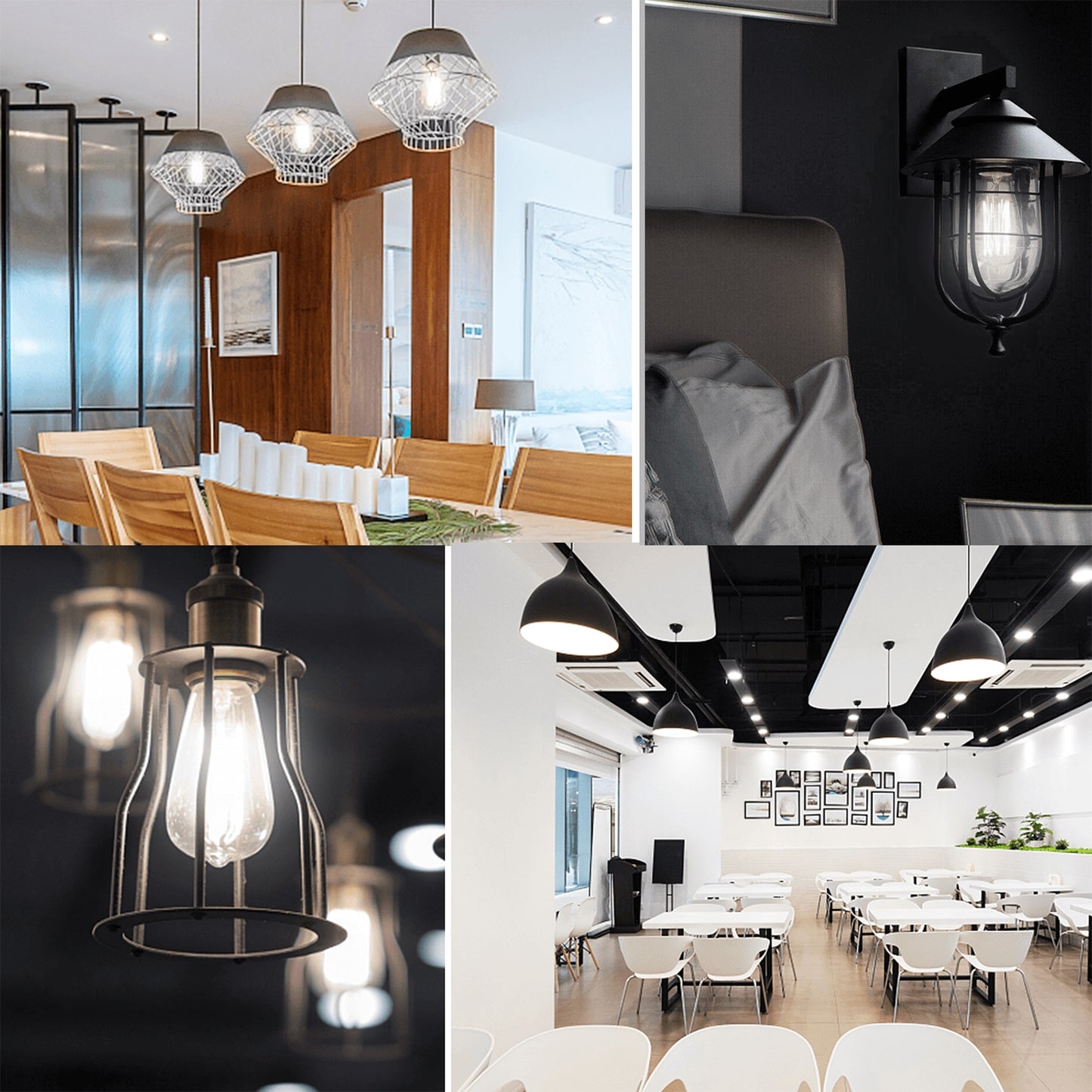 LAMPADINA A FILAMENTO LED ST64 E27 16W TRASPARENTE