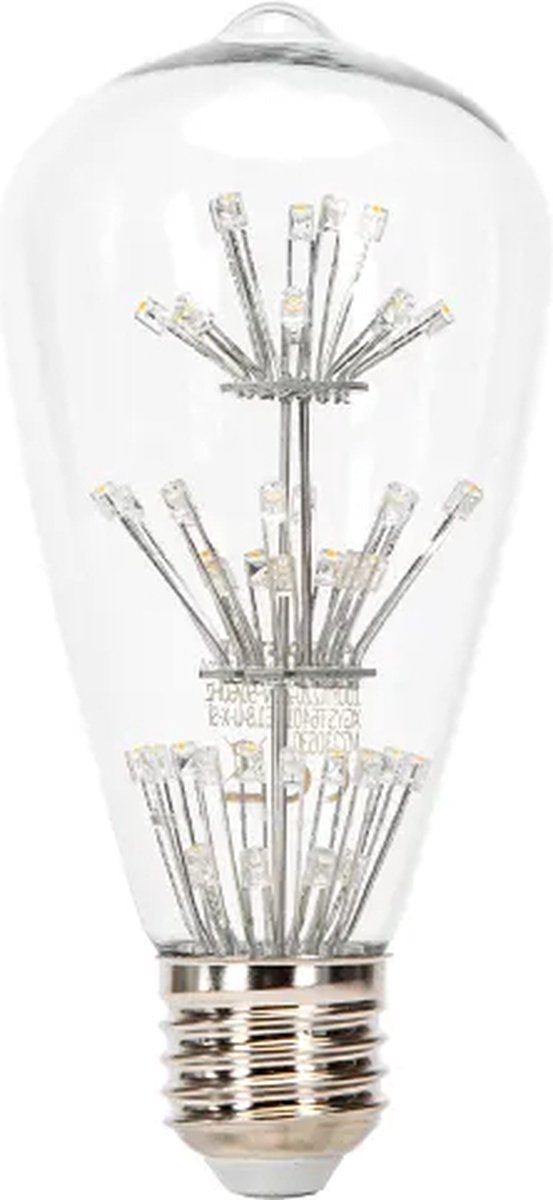 LAMPADINA A FILAMENTO LED STELLATA ST64 E27 1.8W
