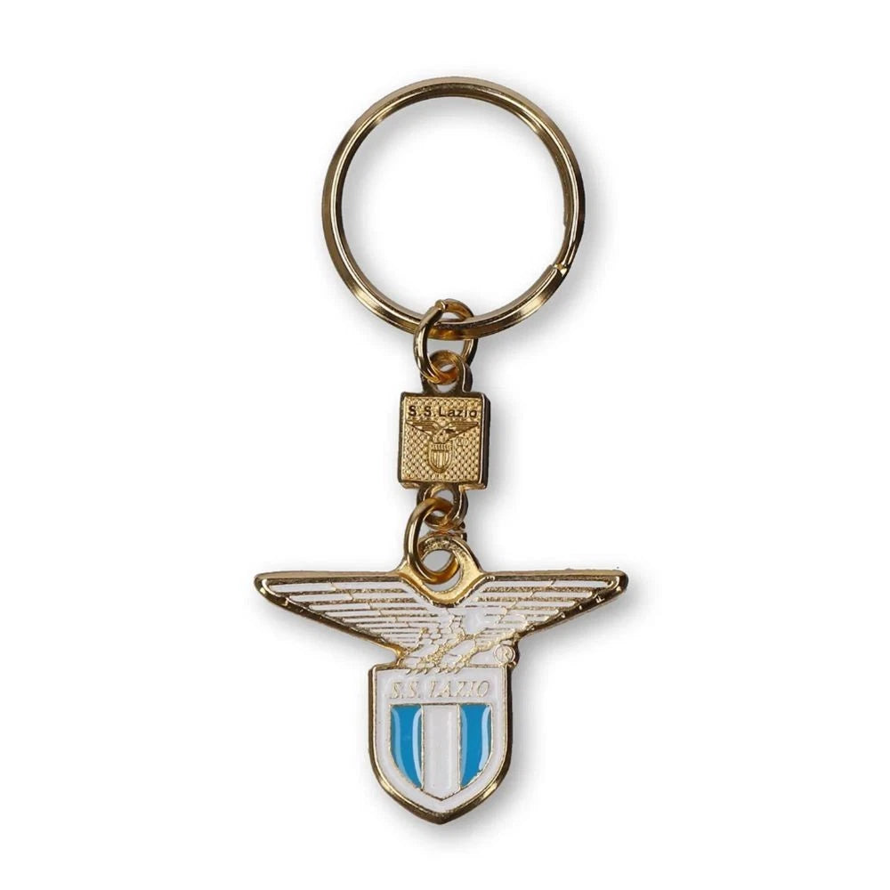 LAZIO PORTACHIAVI LOGO DORATO