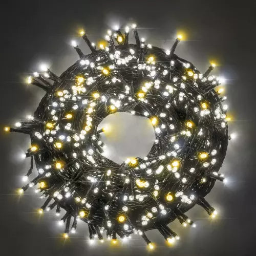 300LED LUCE BIANCA E CALDA