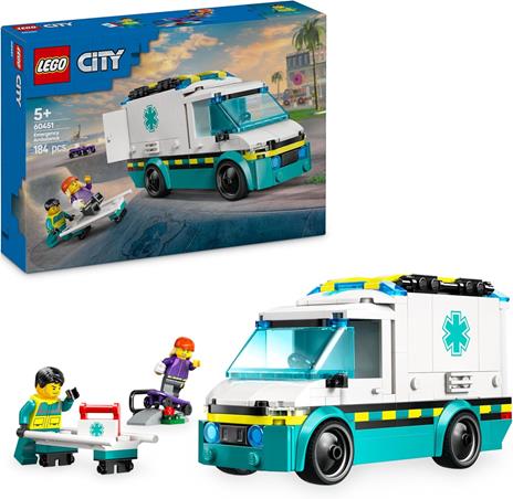 LEGO AMBULANZA DI EMERGENZA 60451