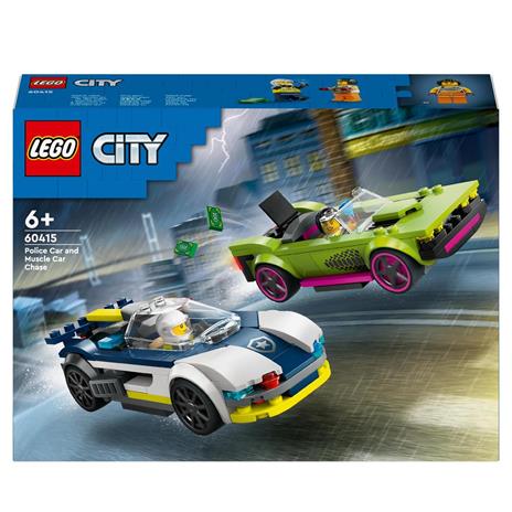 LEGO INSEGUIMENTO DELLA MACCHINA DA CORSA 60415