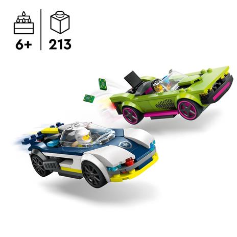 LEGO INSEGUIMENTO DELLA MACCHINA DA CORSA 60415