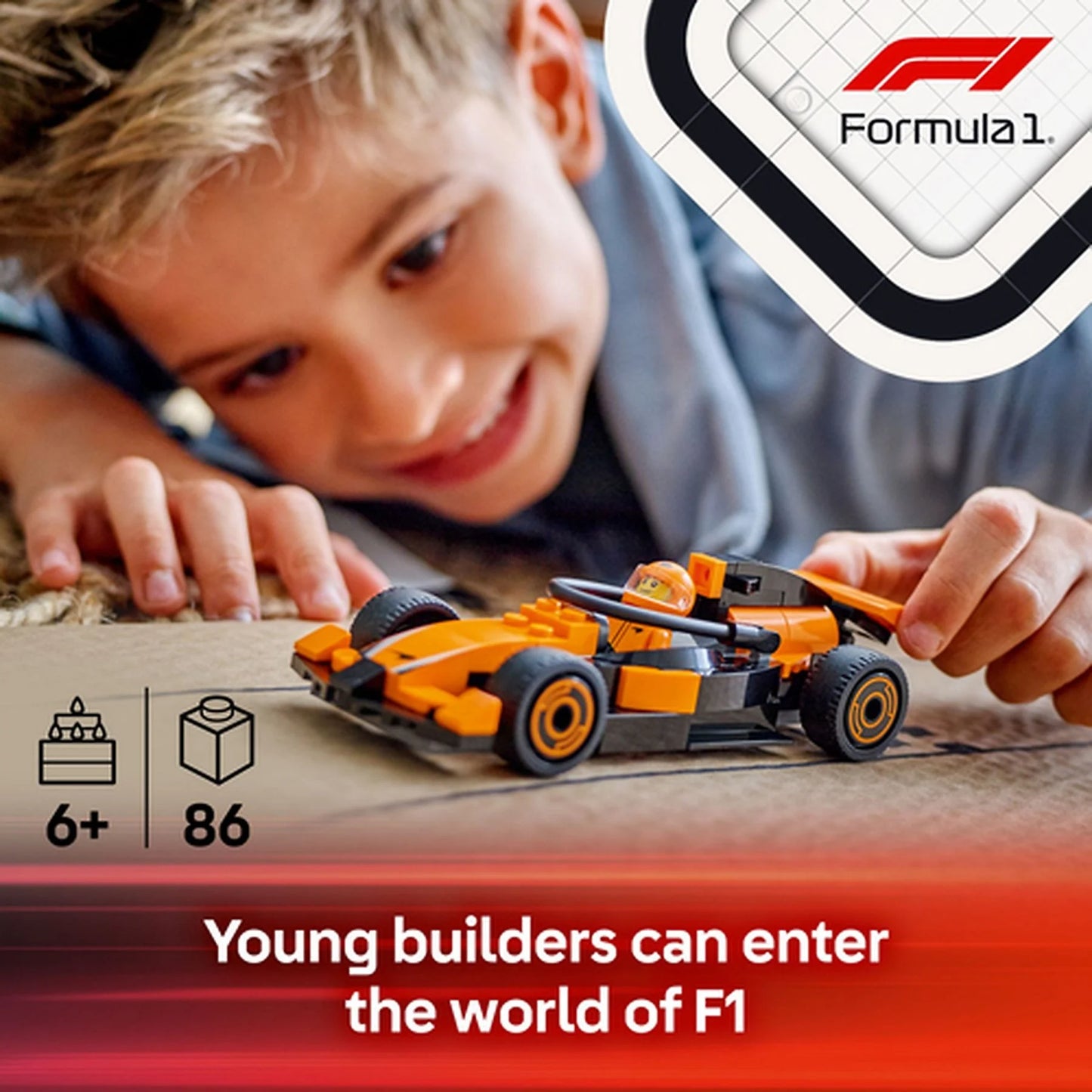 LEGO PILOTA E MONOPOSTO MCLAREN F1  60442