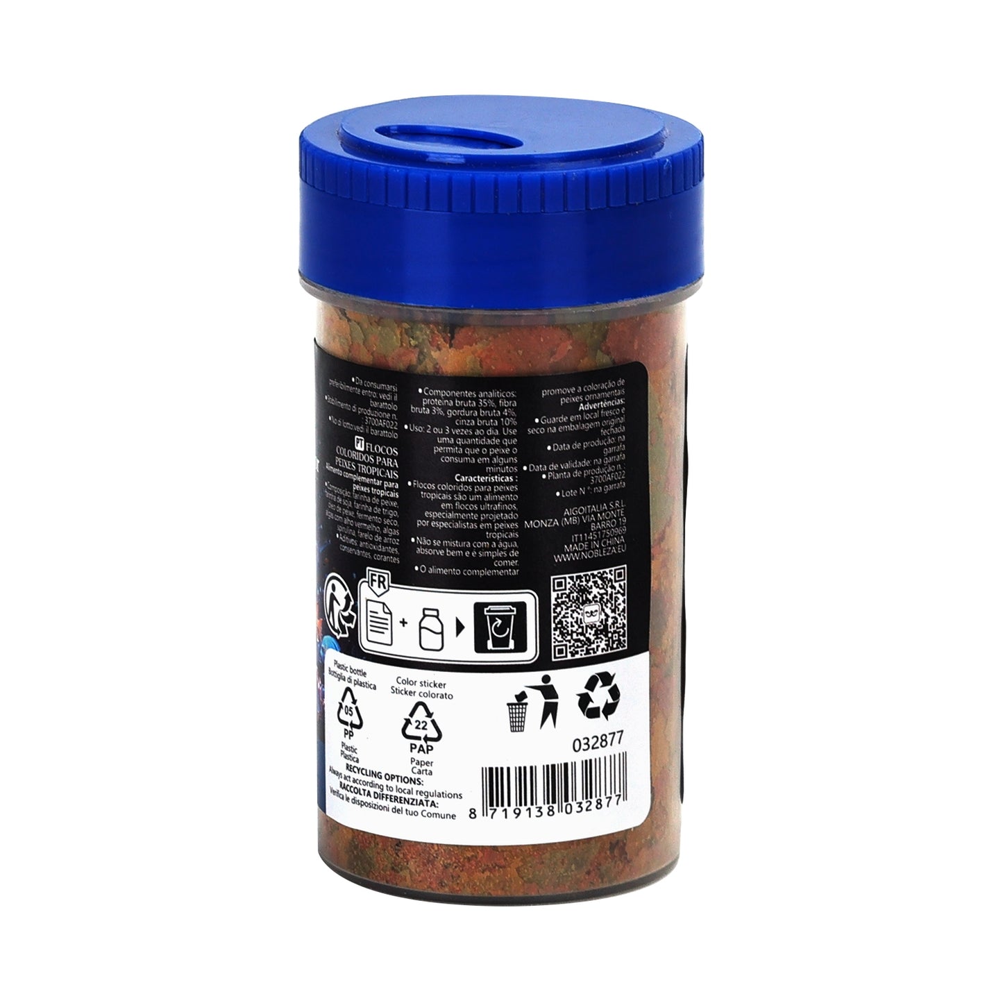 MANGIME IN FIOCCHI PER PESCI TROPICALI(16G)