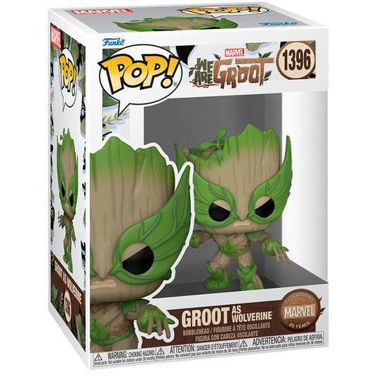 MARVEL  WE ARE GROOT - POP FUNKO VINYL FIGURE 1396 WOLVERINE